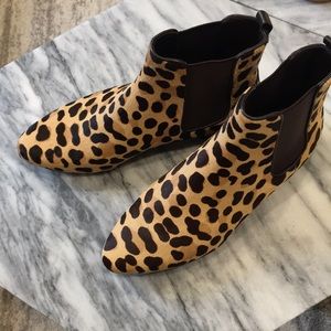 Tory Burch Orsay Leopard Print Booties size 6